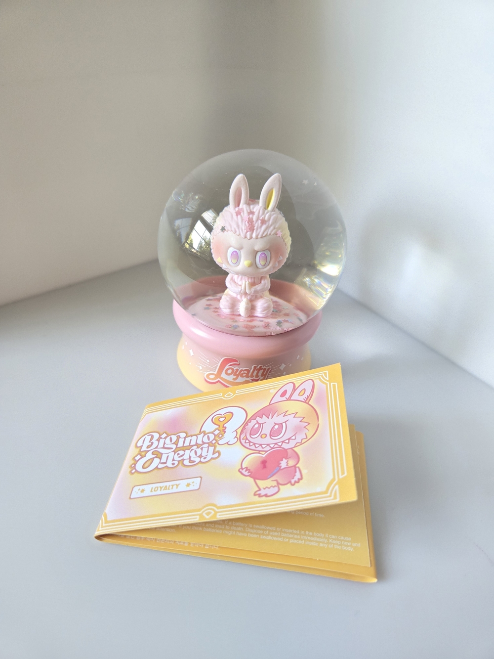 POP MART Big into Energy Snow Globe - Loyalty
